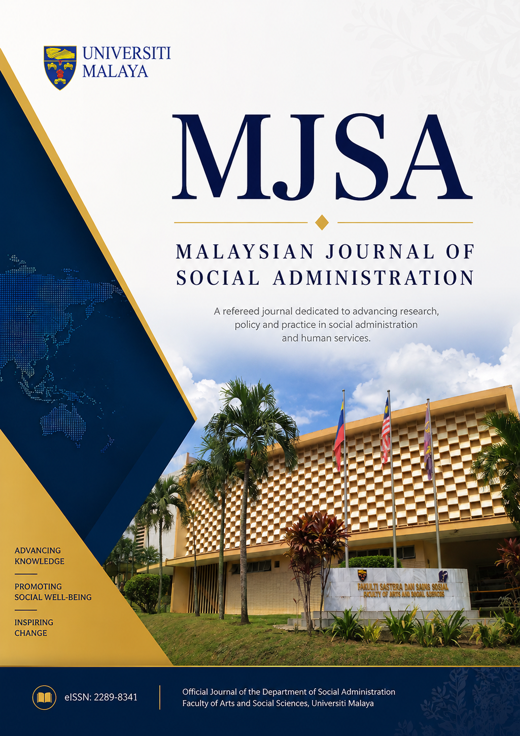 					View Vol. 11 No. 1 (2015): The Malaysian Journal of Social Administration
				