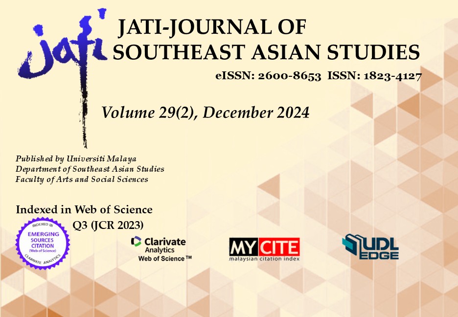 					View Vol. 29 No. 2 (2024): JATI-Journal of Southeast Asian Studies
				